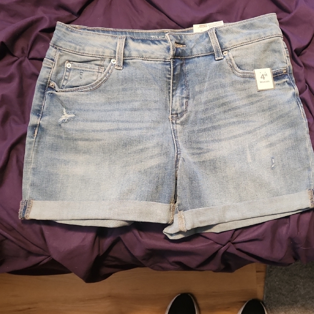 Blue Denim Shorts